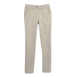 Wonder Nation Skinny Pants Girls Size 16 Khaki Cotton Blend School Uniform - Picture 1 of 5