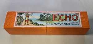M. Hohner Harmonica The Echo C - Metal Reeds - Case Germany Vintage PRISTINE!!! - Picture 1 of 12