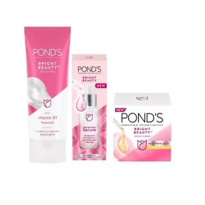 Ponds Face wash + Bright Beauty serum + Bright beauty day cream - Picture 1 of 8