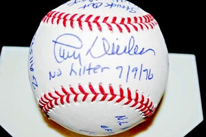 LARRY DIERKER SIGNED OMLB AUTOGRAPHED ASTROS FULL OF STATS A BEAUTY JSA******** - Picture 1 of 9