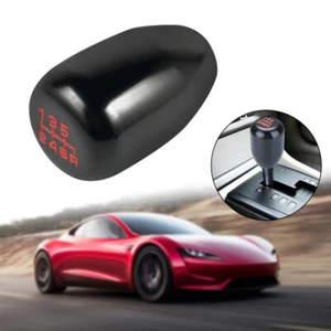 Universal 6 Gang Auto Schaltknauf Schaltknopf Schwarz Manuell Shifter Aluminium - Picture 1 of 7