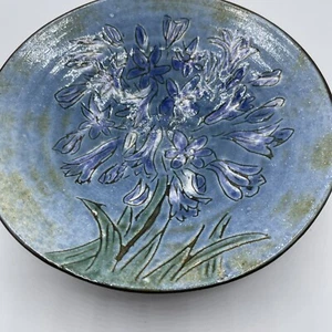 Vintage Nairn Keramik handgeworfen in Nairn Schottland Kunst Schüssel 8" Blumenmuster - Bild 1 von 10