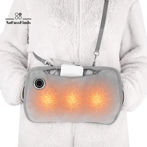 Hand Warmers Rechargeable, Portable Graphene Heated Gloves Handwarmers Bag with - Picture 1 of 12