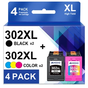 LOT PRINTER CARTRIDGES For HP 302XXL OfficeJet 1110 3830 3831 3832 3833 3834 3835. - Picture 1 of 9