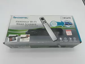 Pandigital Handheld Wi-Fi Wand Scanner With Feeder Dock OCR Software BLUE NEW - Picture 1 of 7