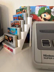 Super Nintendo Game Stand - Various Colour & Logo Options - BRAND NEW: PAL Games - Picture 1 of 9