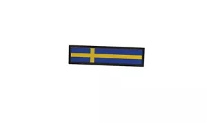 Patch printed embroidered travel souvenir biker backpack flag sweden - Bild 1 von 1