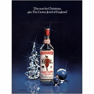 1980 Beefeater Gin: Crown Jewel of England Vintage Print Ad - Picture 1 of 1
