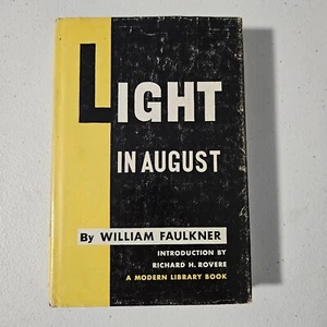 Light in August by William Faulkner (1950 Modern Library Edition DJ) - Picture 1 of 10