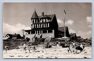 Postal K12/Scarboro Maine RPPC c1959 Higgins Beach The Breakers 177 - Imagen 1 de 4