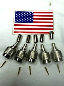 5-Pcs TNC Male Coax Connector RG-58 LMR-195 RG-141 Crimp USA Seller - Picture 1 of 1