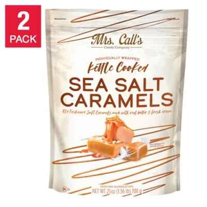 Mrs. Calls Kettle Cooked Sea Salt Soft Caramels 25 oz, 2-pack - Picture 1 of 2