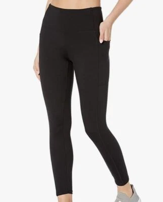 Womens Danskin Ultra High Legging Tight Pockets Black Blue Cherry Teal XS M L XL - Image 1 of 4