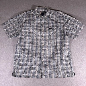 Chaps RL Mens Shirt Short Sleeve Plaid Size XL Button Down Collared - Picture 1 of 9