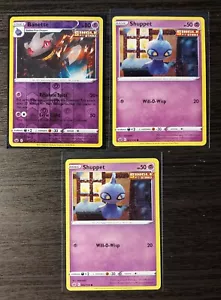 2x Banette 063/198 (1 holo inverso) y 4x Shuppet 062/198 Chilling Reign casi nuevo - Imagen 1 de 2
