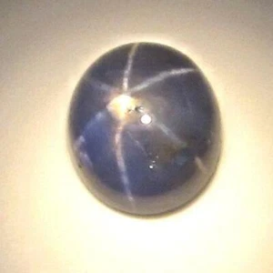 10.44 Cts Natural Gray Star Sapphire Oval From Srilanks Gemstone Free Shipping - Picture 1 of 2