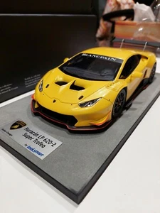 Looksmart 1/18 Lamborghini Huracan Lp 620 Super Trofeo Yellow No BBR MR AutoArt - Picture 1 of 11