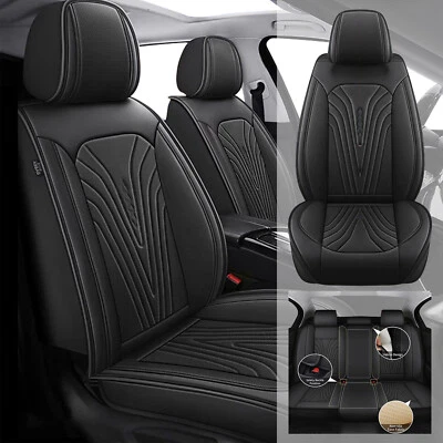 Deluxe Car 5-Seat Covers Cushion Full Set PU Leather For SUBARU Legacy 1995-2024 — 第 1/4 张图片