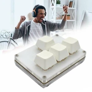 4-key Mini Keyboard Function Key For DIY Custom Shortcuts Keypad Best M2V7 - Afbeelding 1 van 6