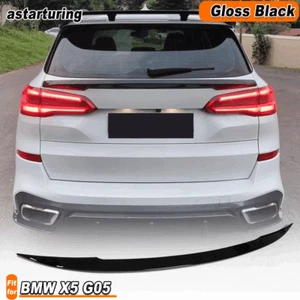 Fit For BMW X5 G05 2019UP Rear Middle Spoiler Sport Window Wing Glossy Black - Picture 1 of 14