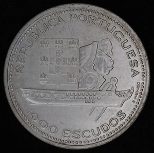 PORTUGAL 1000 ESCUDOS 1996 ARGENT - Imagen 1 de 2