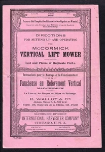 MAC-CORMICK Vertical Lift Mower Brochure - Picture 1 of 5