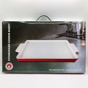 Hoja de galletas de gres rojo Chef's Counter 10,5""x17,9"" nueva en caja - Imagen 1 de 5