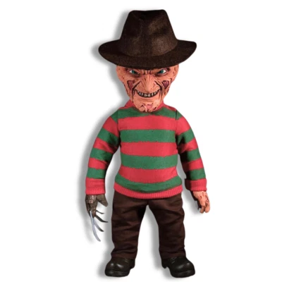 Freddy Krueger Nightmare on Elm Street Mezco Toyz, Talking Horror Action Figure - Image 1 of 4