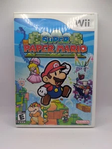 Super Paper Mario (Nintendo Wii, 2007) CIB Completo con Manual PROBADO - Imagen 1 de 4