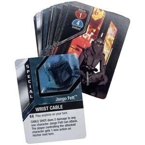 Star Wars Epic Duels Jango Fett Replacement Card Deck Incomplete 30/31 Missing 1 - Picture 1 of 2