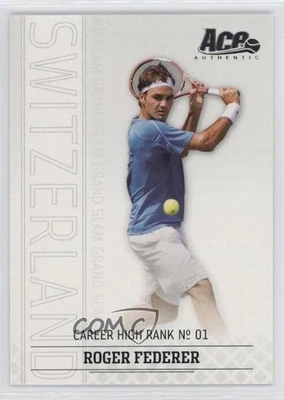 2006 Ace Authentic Grand Slam /1199 Roger Federer #18 - Image 1 of 2