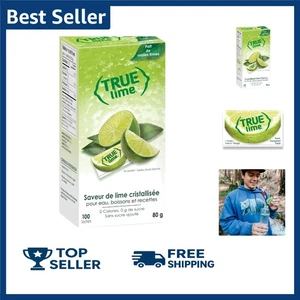 True Citrus TRUE LIME Esaltatore Acqua, Dispenser Bulk, 100 Conteggi (Confezione da 1) - Foto 1 di 11