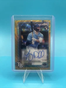 2025 Topps Chrom Gold Auto Rookie Logan Driscoll /50 - Bild 1 von 1
