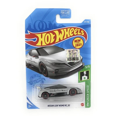 Hot Wheels 2021 Green Speed - Nissan Leaf Nismo RC_02 (Silver) #217 - Image 1 of 3