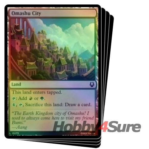 Foil Omashu City X4 M/NM Magic: The Gathering MTG Avatar: The Last Airbender - Image 1 of 1