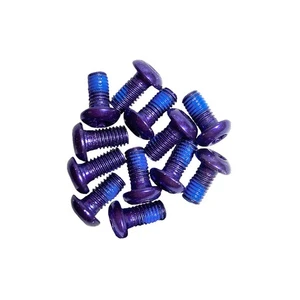 Miles Wide Steel Rotor Bolts, Purple - Picture 1 of 1