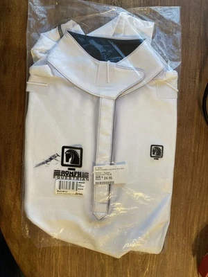 Romfh Competitor Woman's White/Black Long Sleeve Medium Show Shirt - NEW in bag - Image 1 of 4