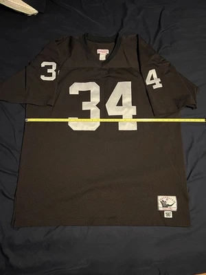 Camiseta deportiva Mitchell Ness 1987 Bo Jackson LA Raiders talla 56 100 % auténtica Foto 1 de 4