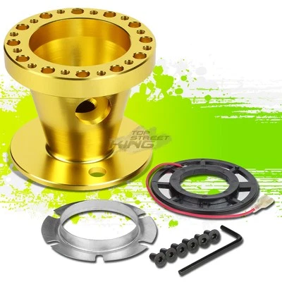 ADAPTADOR BUJE VOLANTE ALUMINIO DORADO 70/74mm para 1G 2G MIT ECLIPSE/LANCER Foto 1 de 4