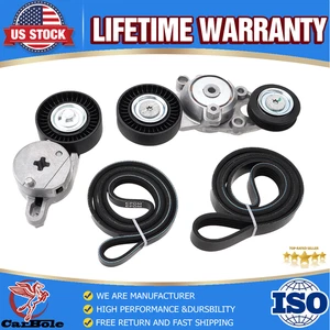 Drive Serpentine Belt Tensioner Kit For 2011-2010 Toyota Camry 2.5L 16601-0V010 - Picture 1 of 21