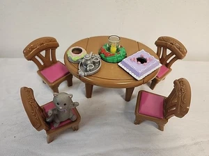Vintage Fisher Price Loving Family Celebrations Esszimmer 1999 9 Teile - Bild 1 von 7