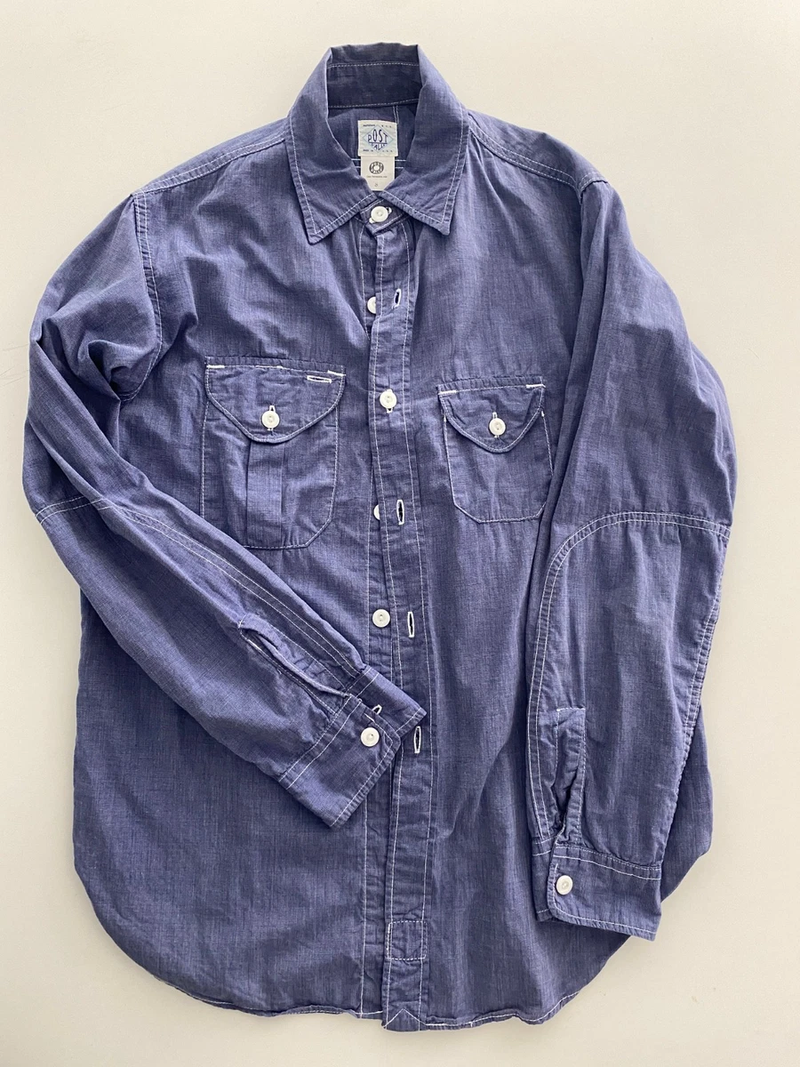 ＊POST O’ALLS＊EOE with Thinsulate＊ size M Engineer Jacket, 8 OZ Denim, Indigo Wash – Moth
