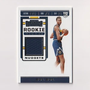 Muestras de boletos de novato Panini Contenders 2019-20 #RTS-BOL Bol Bol RC - Imagen 1 de 2