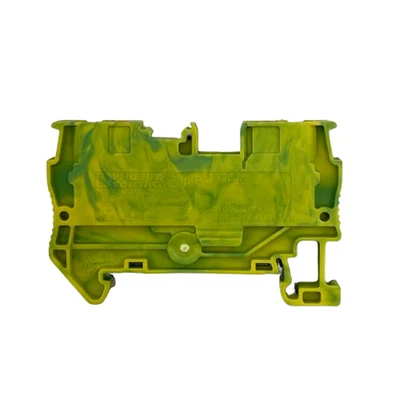 Phoenix Contact Ground Modular Terminal Block 2 Way, Push-In, PT 4-PE Pack of 5 - Image 1 of 4
