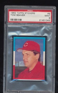 PSA 9 1982 Topps Stickers Tom Seaver # 9 Mint - Picture 1 of 2