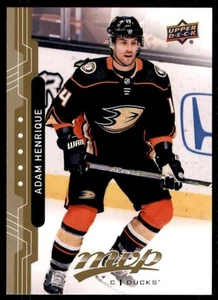 2018-19 Upper Deck MVP Adam Henrique #189 132300 - Picture 1 of 2