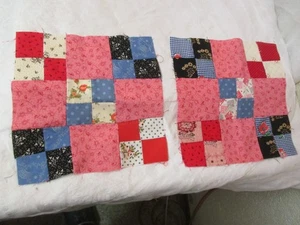 Vintage 1990er 2 Quilt Block 4 Patch - Bild 1 von 4