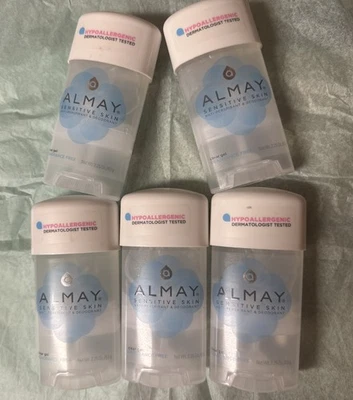 Almay Anti-Perspirant & Deodorant Fragrance Free Clear 2.25 Ounce (Pack of 5)  - Image 1 of 2