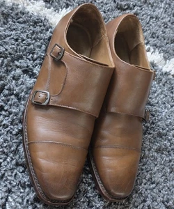 Thursday Boot Co Saint eleganter Herrenschuh 9,5 M doppelter Mönchsriemen braun Leder - Bild 1 von 11