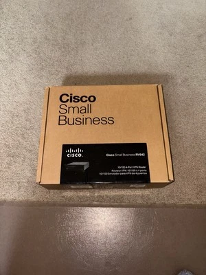 Cisco Small Business RV042 4-Port 10/100 Dual WAN VPN Wired Router NEW - Image 1 of 2